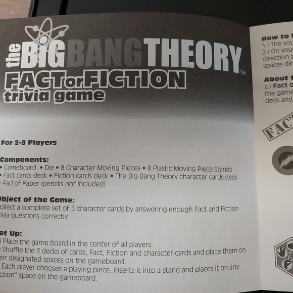 Vintage The Big Bang Theory Trivia Game - Picture 6 of 10